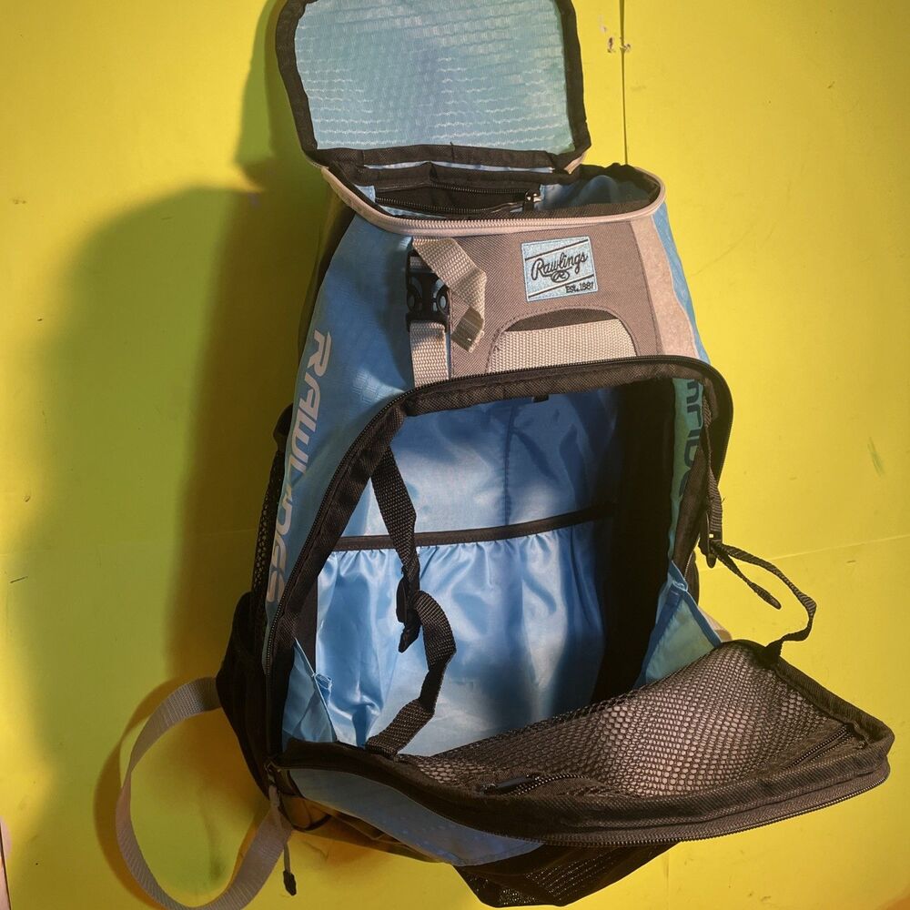 Rawlings Baseball/Softball Backpack. Columbia Blu… - image 5